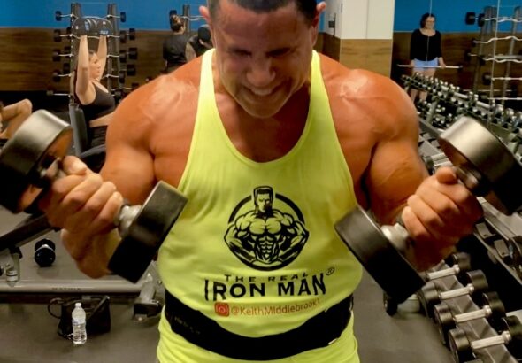 keith Middlebrook, MLB, NFL, NBA, Keith Middlebrook Workout, Workout, Real Iron Man,